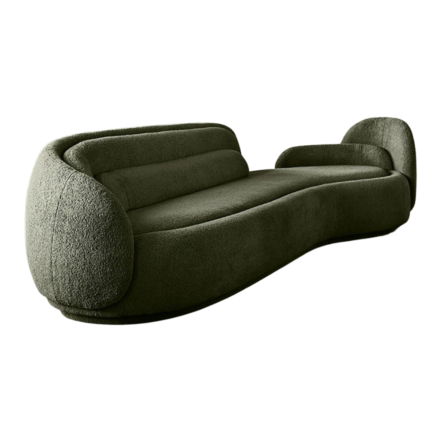 Kabil Curve shape luxury sofa for living room